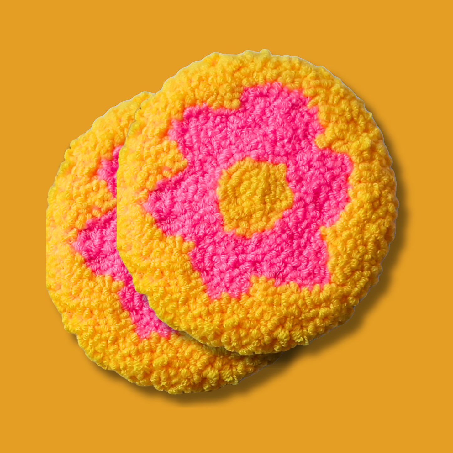 Sunny Flower Coaster Home Decor